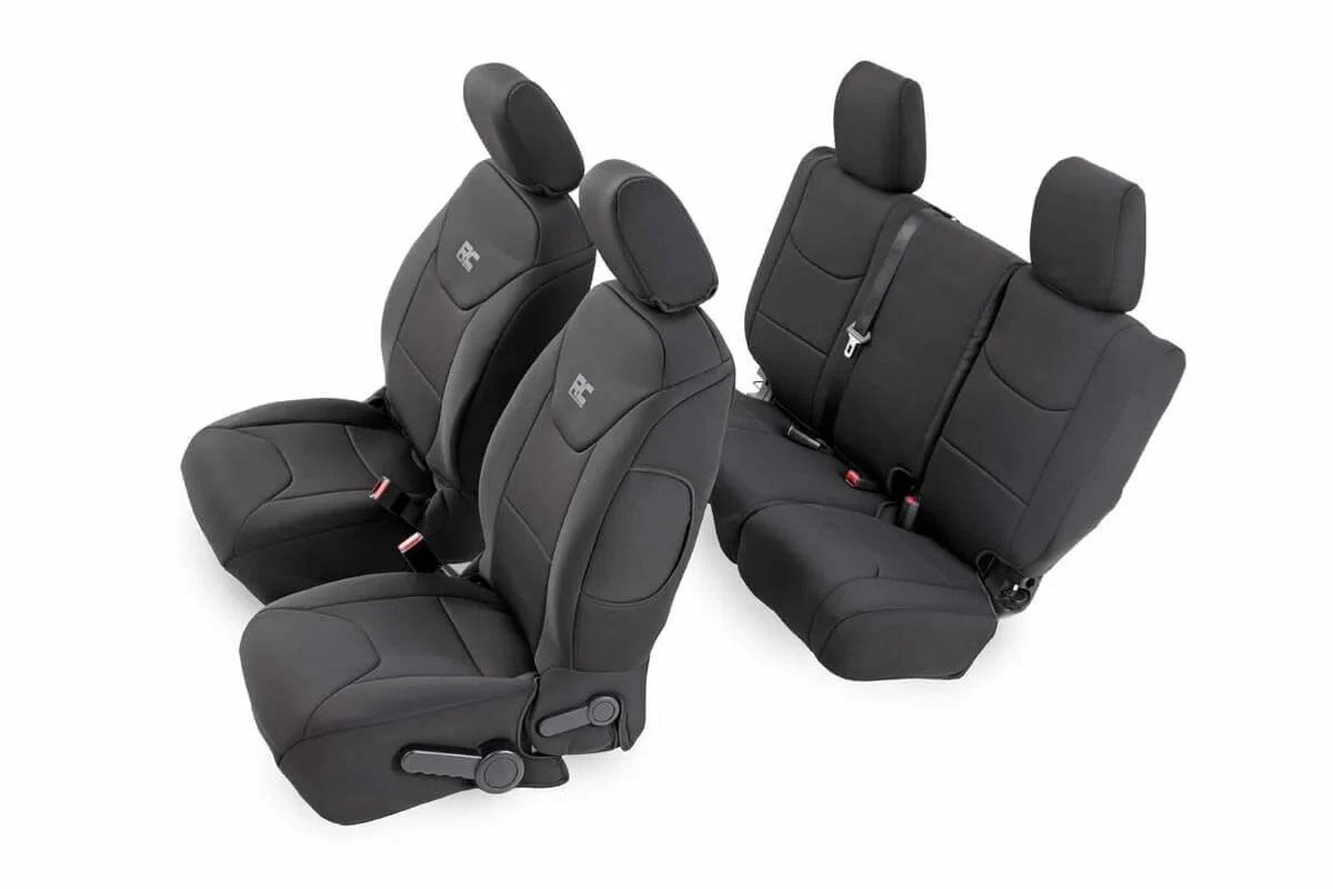 Fits Jeep Wrangler Unlimited 2&4WD (2008-2010) Seat Covers Front and Rear 91002A